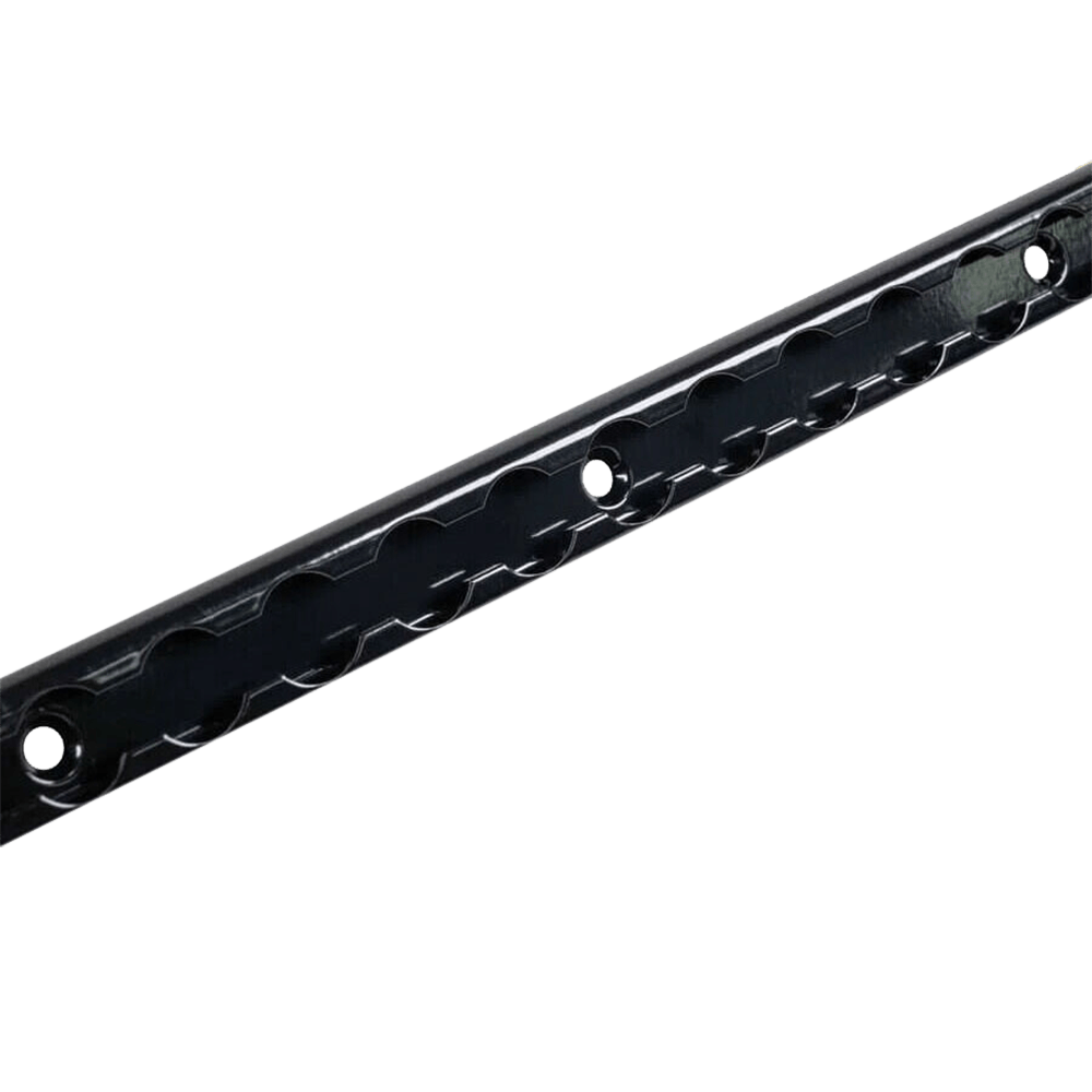 72-Zoll-L-Schiene aus schwarz eloxiertem Aluminium
