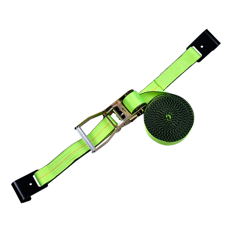 4' x 30' grüner Ratschengurt mit flachen Haken