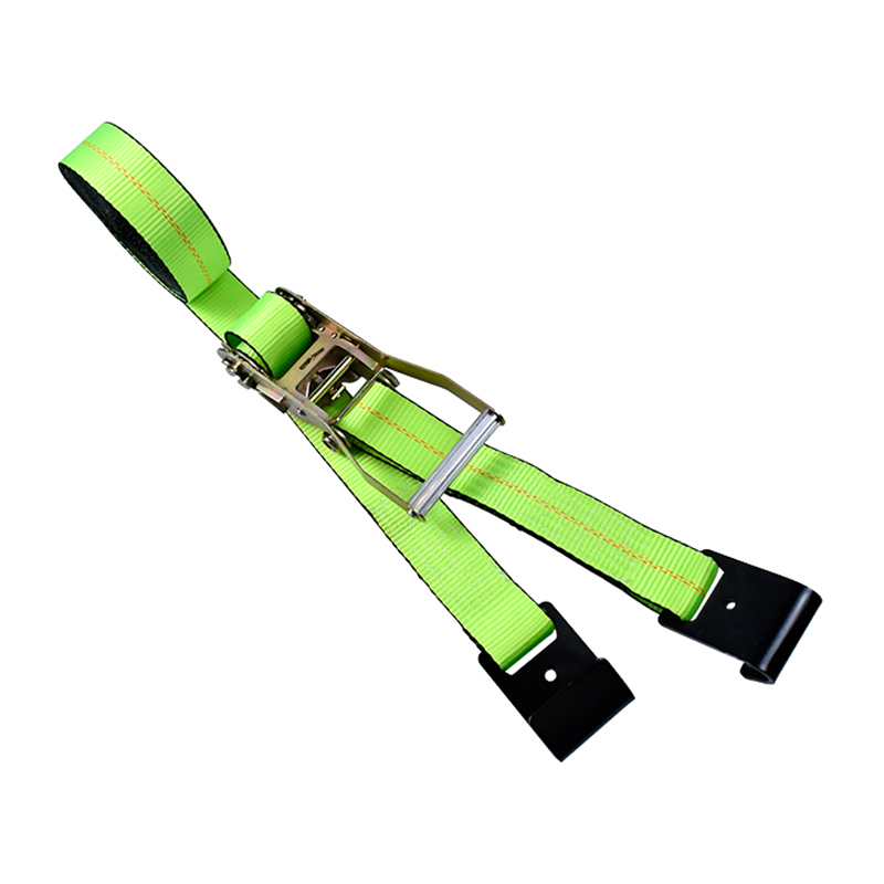 4' x 30' grüner Ratschengurt mit flachen Haken