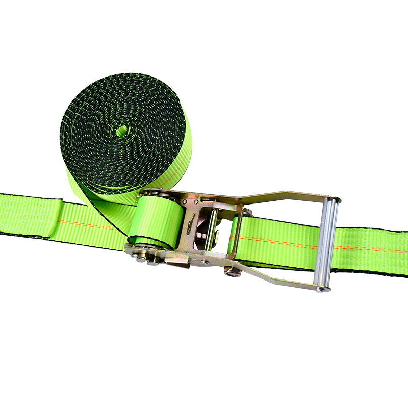 4' x 30' grüner Ratschengurt mit flachen Haken