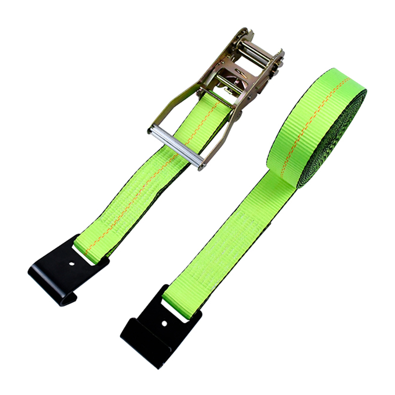 4' x 30' grüner Ratschengurt mit flachen Haken