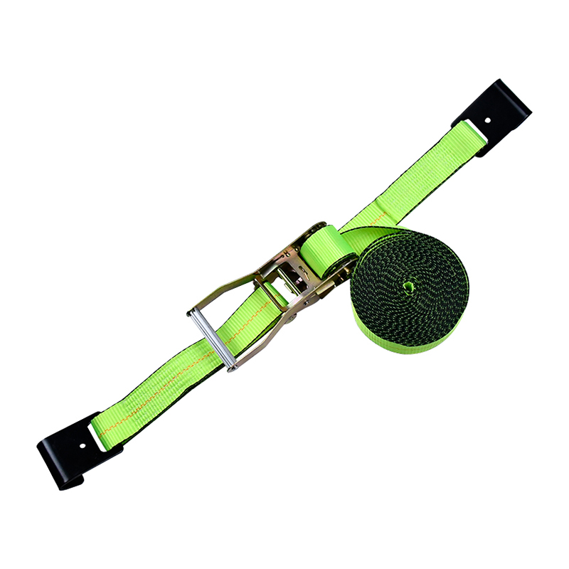 4' x 30' grüner Ratschengurt mit flachen Haken