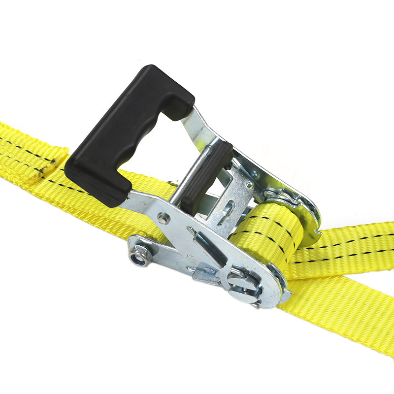 35 mm 2t Ratschengurte mit gummibeschichtetem Griff für den Gütertransport