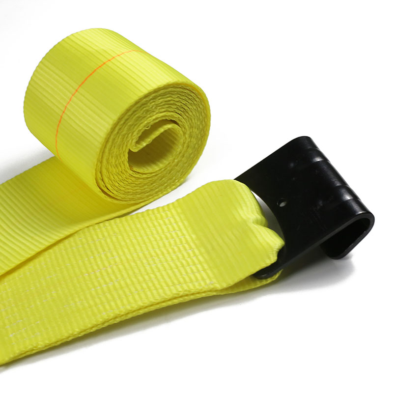 4-Zoll-Frachtzurrgurte aus Polyester für Tiefladeranhänger
