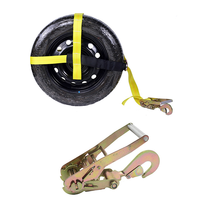 Die verstellbare 2-Zoll-Reifenradbefestigung mit Karabinerhaken-D-Ring