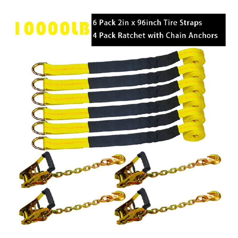 Der Wheel Lift Strap 10000lbs Lasso-Gurt mit Kette
