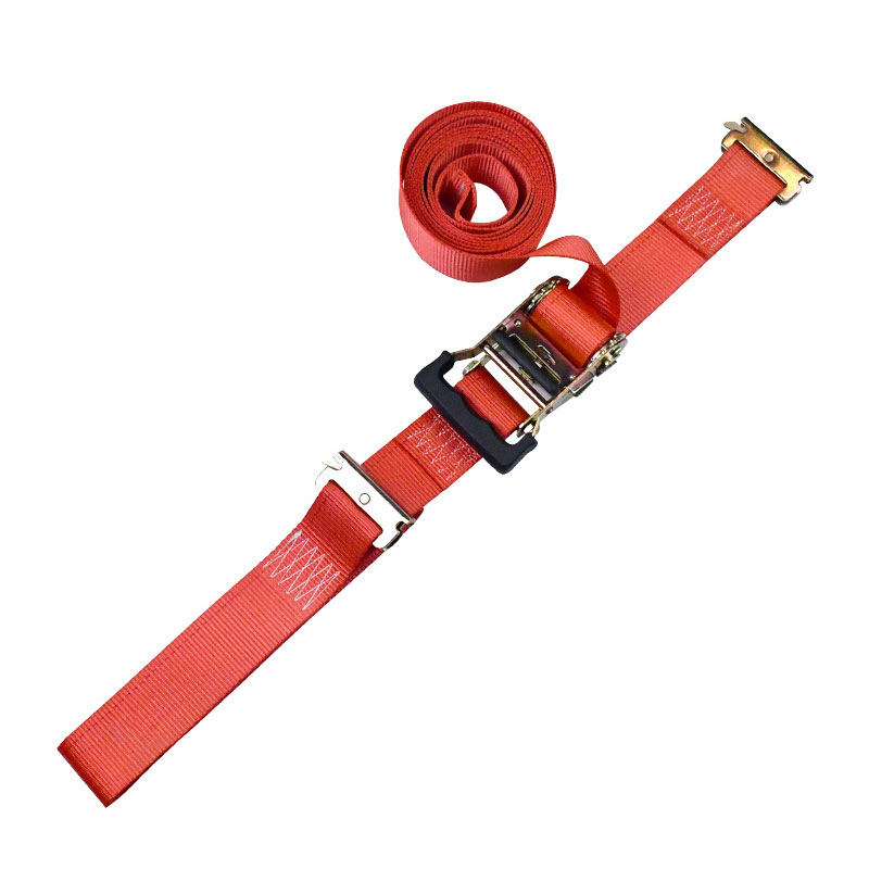 Der 2'' x 12' rote Fingerabdruck-Ratschen-E-Track-Spannratschengurt