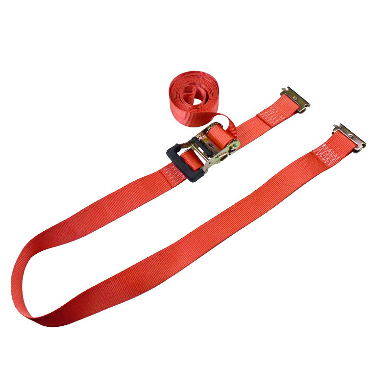 Der 2'' x 12' rote Fingerabdruck-Ratschen-E-Track-Spannratschengurt