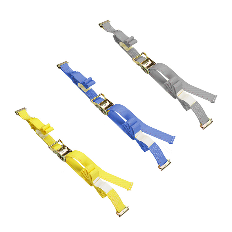 Das 4er-Pack 5FT verzinkter Schienen-Ratschengurte E-Track-Kit
