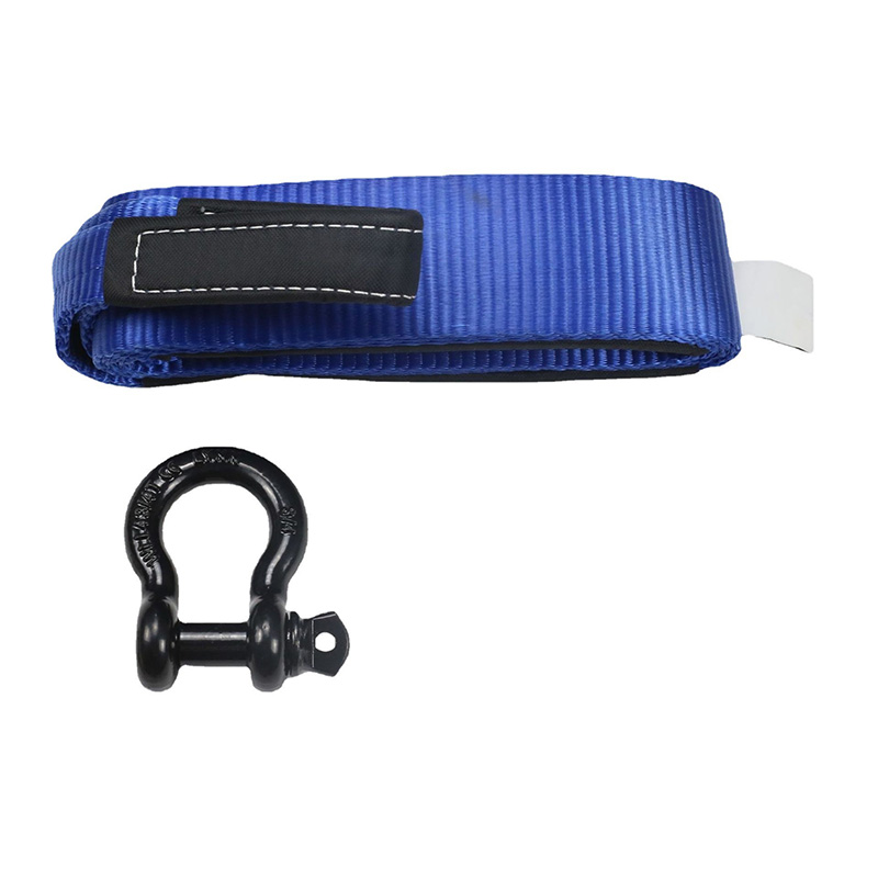 Die Abschleppgurte D Schäkel Blau