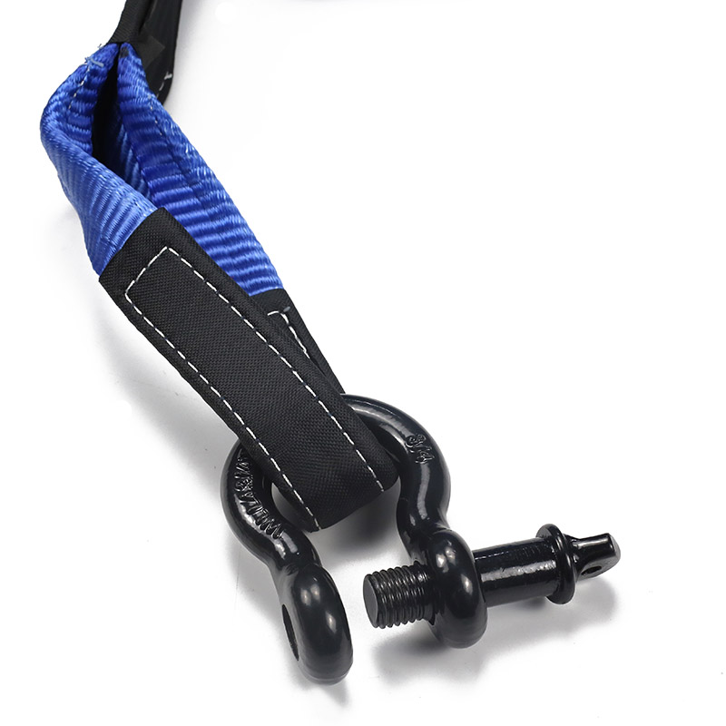 Die Abschleppgurte D Schäkel Blau